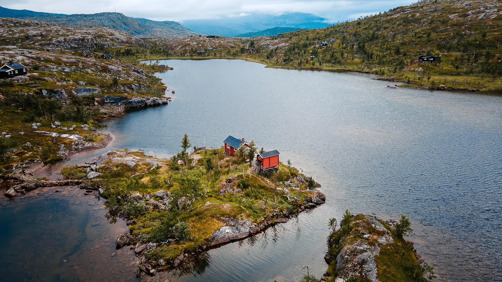 Drone photography Altusried – aerial image in dramatic light