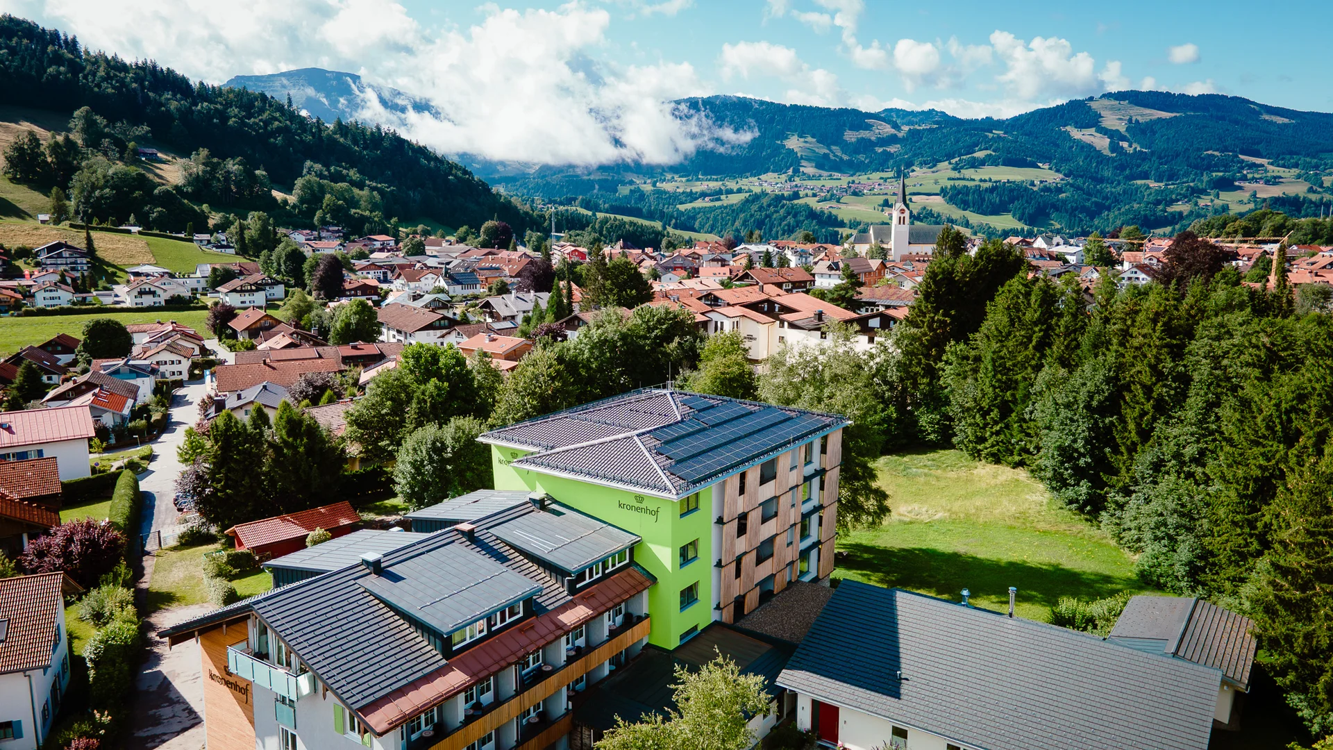 Aerial photography Allgäu – waterways and lakes from above
