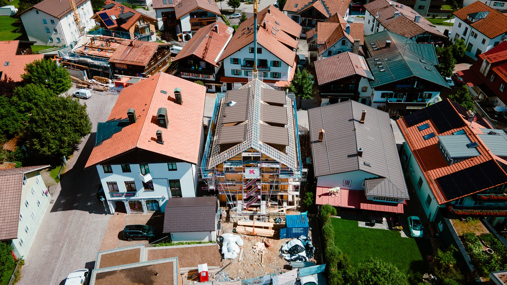 Aerial photography Kempten – industrial area and logistics from above