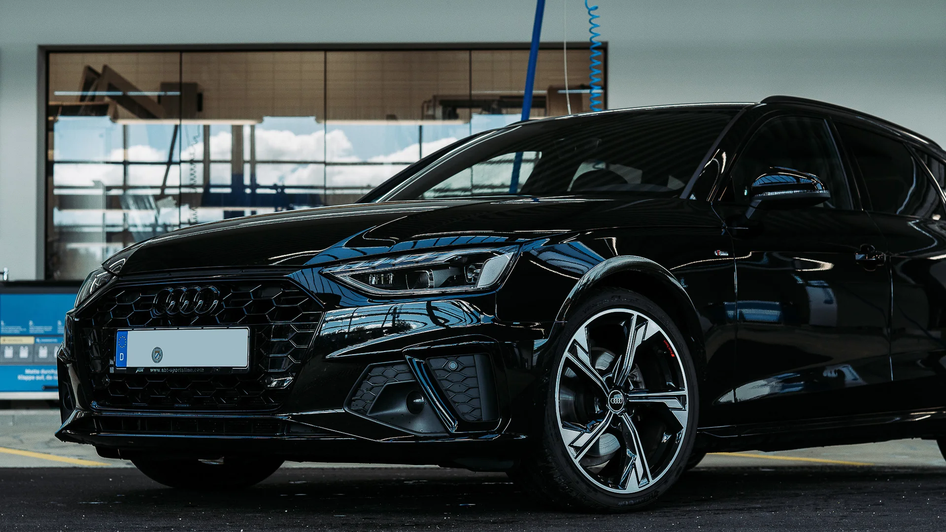 Car photography Kempten – sports car front view