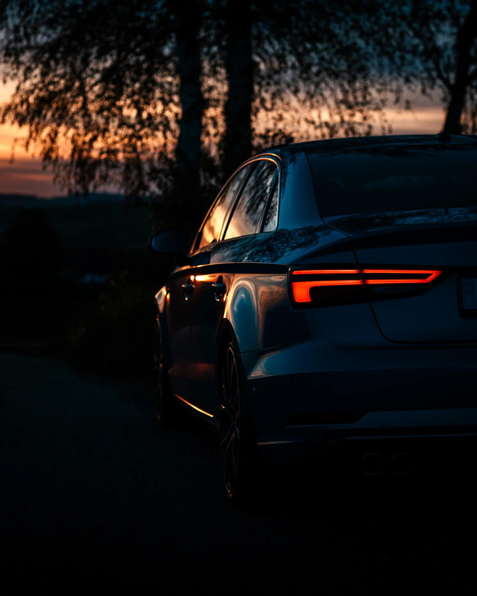 Car photography Allgäu – vehicle in urban environment