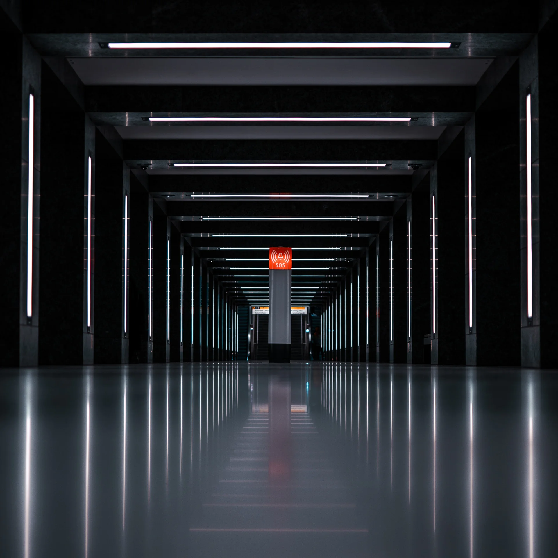 Minimalist photography Altusried – perspective and vanishing point
